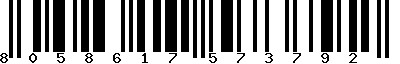 EAN-13 : 8058617573792