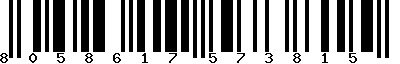 EAN-13 : 8058617573815