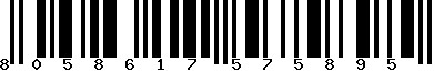 EAN-13 : 8058617575895
