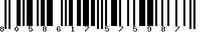 EAN-13 : 8058617575987