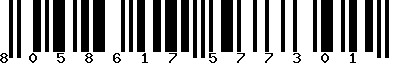 EAN-13 : 8058617577301