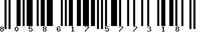 EAN-13 : 8058617577318