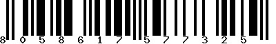 EAN-13 : 8058617577325