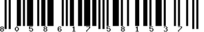 EAN-13 : 8058617581537
