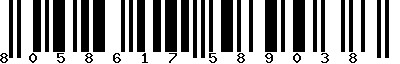 EAN-13 : 8058617589038