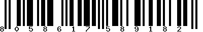 EAN-13 : 8058617589182