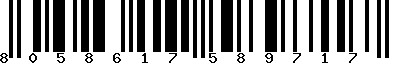 EAN-13 : 8058617589717