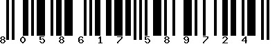 EAN-13 : 8058617589724