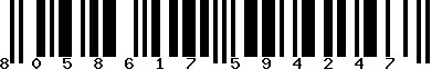 EAN-13 : 8058617594247