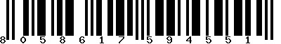 EAN-13 : 8058617594551