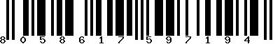 EAN-13 : 8058617597194