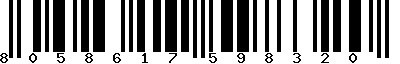 EAN-13 : 8058617598320