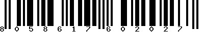 EAN-13 : 8058617602027