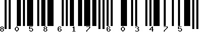 EAN-13 : 8058617603475