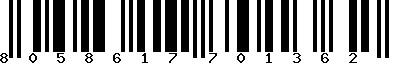 EAN-13 : 8058617701362