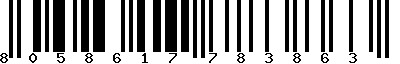 EAN-13 : 8058617783863