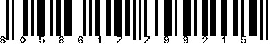 EAN-13 : 8058617799215