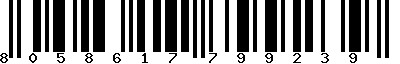 EAN-13 : 8058617799239
