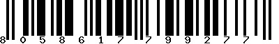 EAN-13 : 8058617799277