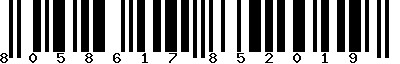 EAN-13 : 8058617852019