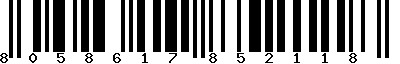 EAN-13 : 8058617852118
