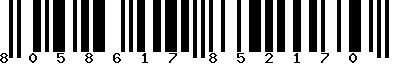 EAN-13 : 8058617852170
