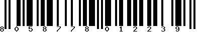 EAN-13 : 8058778012239