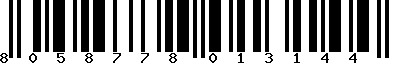 EAN-13 : 8058778013144