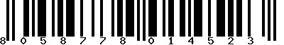 EAN-13 : 8058778014523