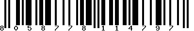 EAN-13 : 8058778114797