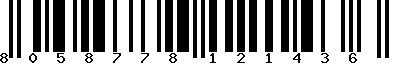 EAN-13 : 8058778121436