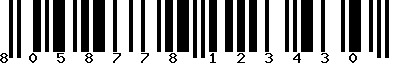 EAN-13 : 8058778123430