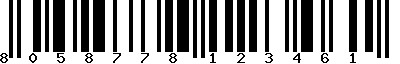 EAN-13 : 8058778123461