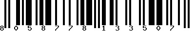 EAN-13 : 8058778133507