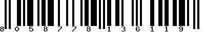 EAN-13 : 8058778136119