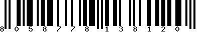 EAN-13 : 8058778138120