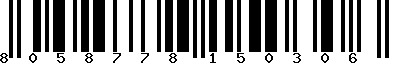 EAN-13 : 8058778150306