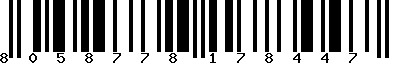 EAN-13 : 8058778178447