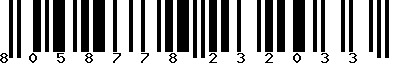 EAN-13 : 8058778232033