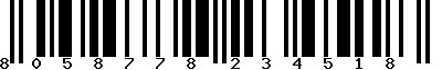 EAN-13 : 8058778234518