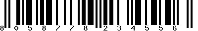 EAN-13 : 8058778234556