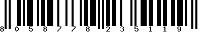 EAN-13 : 8058778235119