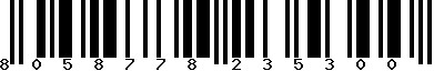 EAN-13 : 8058778235300