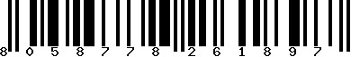 EAN-13 : 8058778261897