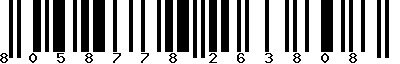 EAN-13 : 8058778263808