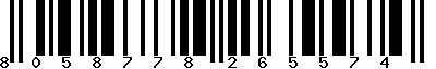 EAN-13 : 8058778265574