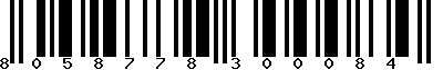 EAN-13 : 8058778300084