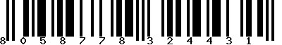 EAN-13 : 8058778324431