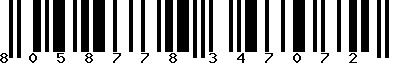 EAN-13 : 8058778347072