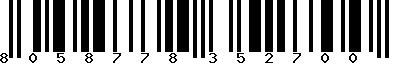 EAN-13 : 8058778352700